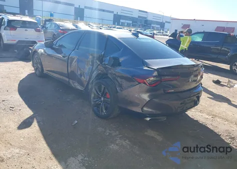 2023 Acura Tlx A-Spec Package из США, поврежденный, VIN 19UUB5F54PA005588